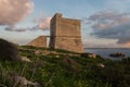 Mgarr Ix-Xini Bay Tower Gozo Royalty Free Stock Photo