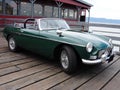 MGB parked on a warf Royalty Free Stock Photo