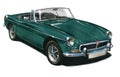 MGB Sportscar Royalty Free Stock Photo