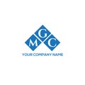 MGC letter logo design on WHITE background. MGC creative initials letter logo concept. MGC letter design