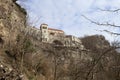 Mgvimevi Monastery near Chiatura town, Georgia Royalty Free Stock Photo