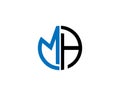 MH Letter Logo