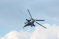 Mi-28N helicopter Royalty Free Stock Photo