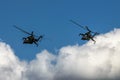 MI-24 Hind display during Radom Air Show 2013 Royalty Free Stock Photo