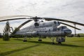 Mi-10 - Soviet military transport helicopter flying crane