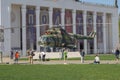 Mi-8 Ã¢â¬â Soviet-Russian multi-purpose helicopter Royalty Free Stock Photo