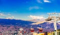 Mi Teleferico, aerial cable car urban transit system in La Paz, Bolivia