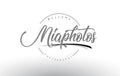 Mia Personal Photography Logo Design with Photographer Name.