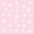 Heart abstract texture Pettern wallpaper design on pink background Royalty Free Stock Photo