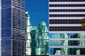 Miami architectural contrasts Royalty Free Stock Photo