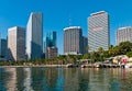 Miami Bayfront Park and downtown. Royalty Free Stock Photo