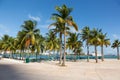 Miami bayfront park Royalty Free Stock Photo