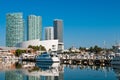 Miami Bayside Marina Royalty Free Stock Photo