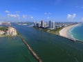 Miami Beach aerial drone photo
