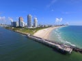 Miami Beach aerial drone photo