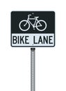 Bike Lane road sign