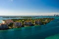 Miami Beach Fisher Island aerial photo 2019