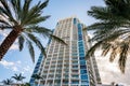 Low angle photo of the Continuum Condominium Miami Beach FL