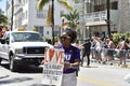 MIAMI BEACH, FLORIDA, APRIL 9, 2016 - Gay Pride Royalty Free Stock Photo