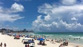 Miami south beach, view from port entry channel