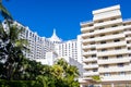 Miami Beach, Florida, USA - Loews Miami Beach Hotel along Collins Avenue in the morning Royalty Free Stock Photo