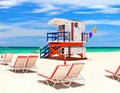 Miami Beach Florida, USA famous tropical travel location