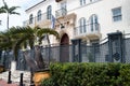 Miami Beach, Florida, USA - May, 2020: Casa Casuarina, private club and a boutique hotel. Gianni Versace Mansion on Royalty Free Stock Photo