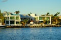 Miami beach house Royalty Free Stock Photo