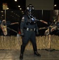 Florida Supercon, colorful costumes from comic books, sci-fi movies, Star Wars, Star Trek, etc. Great American tradition