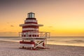 Miami Beach Morning Royalty Free Stock Photo