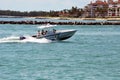 Miamii Beach Police Patrol Boat Royalty Free Stock Photo