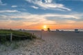 Miami Beach at sunrise Royalty Free Stock Photo