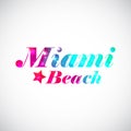 Miami colorful vector printÃ¯Â¿Â½