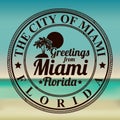 Miami design Royalty Free Stock Photo