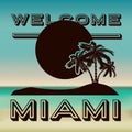 Miami design Royalty Free Stock Photo