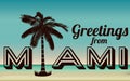 Miami design Royalty Free Stock Photo