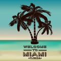 Miami design Royalty Free Stock Photo