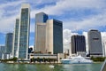 Miami downtown skyline Seafair Intercontinental hotel Condos