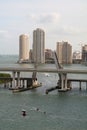 Miami Draw Bridge Royalty Free Stock Photo