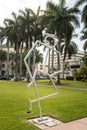 Sculpture in front of The Fillmore depicting Jackie Gleason