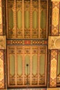 MIAMI, FLORIDA - APRIL 29, 2015: Biltmore Hotel Miami Coral Gables. Ceiling Royalty Free Stock Photo