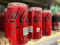 Miami, Florida - 7.5 fl oz Cans of Coke Zero Sugar for sale at a supermarket