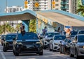 Miami, Florida: Auto Rally in support of Israel and against antisemitism.