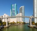 City of Miami Florida downtown buildings Royalty Free Stock Photo