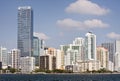 Miami Florida panorama of downtown buildings