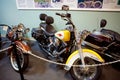 MIAMI, FLORIDA, USA - APRIL 11 2016: Miami Auto Museum exhibits a collection of vintage and cinema automobiles, bicycles