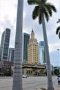 Miami, United States - the Freedom Tower in the downtown of Miami Royalty Free Stock Photo