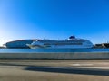 Miami, Florida, USA - December 1, 2019: Port Miami, new Terminal B The Pearl of Miami, opening 2020, Construction Area