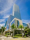 Miami, Florida, USA - Four Seasons Hotel Miami. A luxury hotel in downtown area Royalty Free Stock Photo