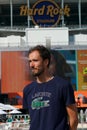 Daniil Medvedev of Russia during TV interview after defeating Jannik Sinner in the men\'s final match at 2023 Miami Open